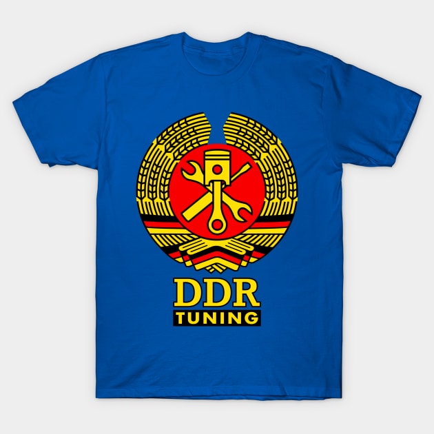 DDR workshop tuning coat of arms (colored) T-Shirt by GetThatCar